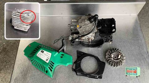 Chainsaw-cooling-system